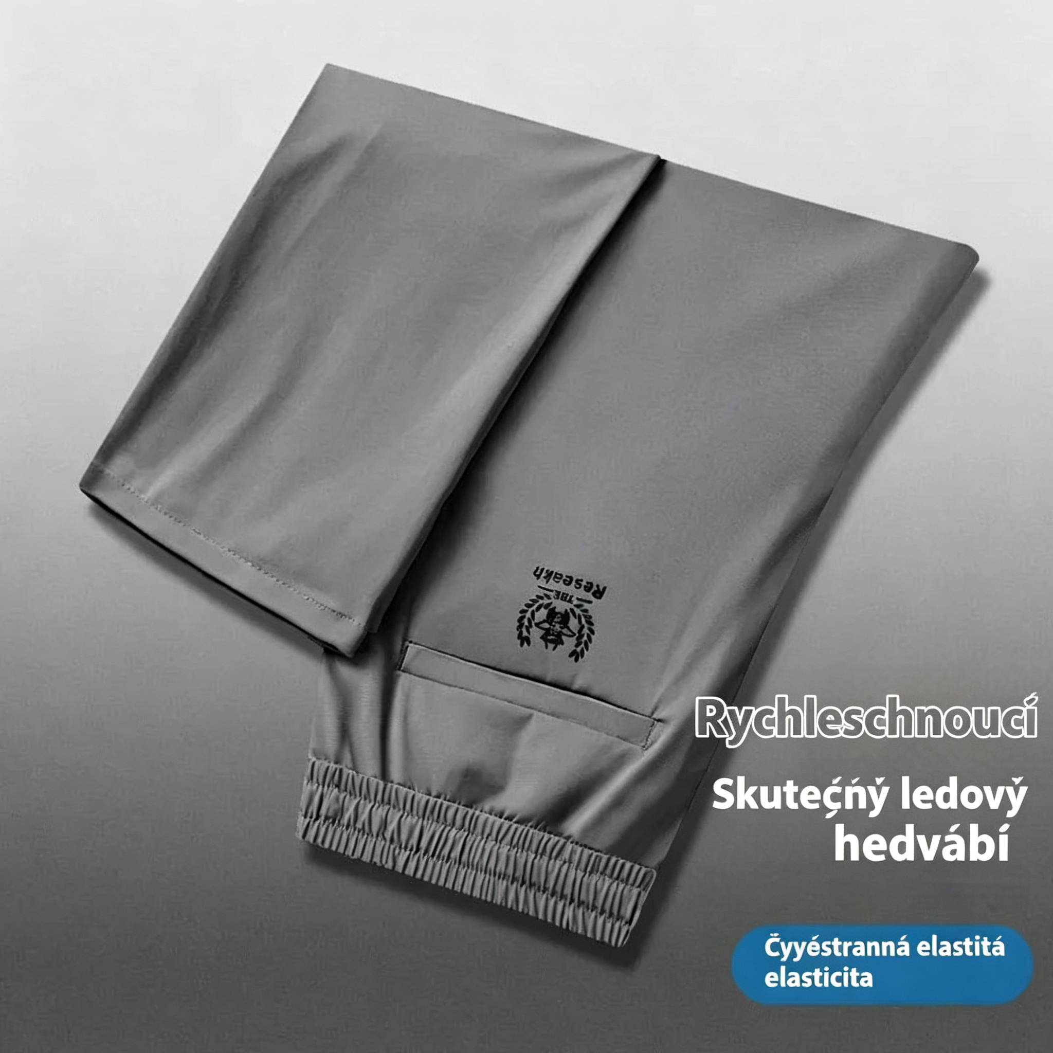 💥🔥🧊😍【M-5XL】Letní tenké kalhoty z ledového hedvábí pro volný čas pro muže