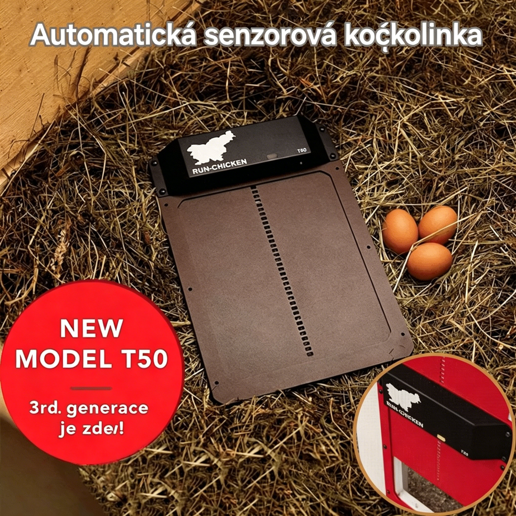 Časově omezená nabídka! 🔥 Automatické dveře kurníku se světelným senzorem.