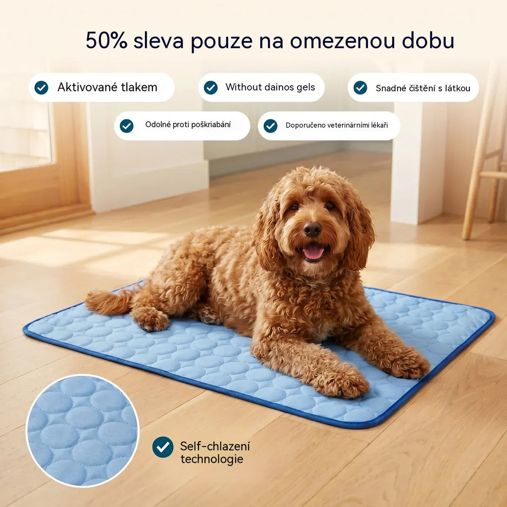🧊⚡Letní výprodej! Chladivá podložka pro domácí mazlíčky (bez vody) – prodyšná oxfordská tkanina
