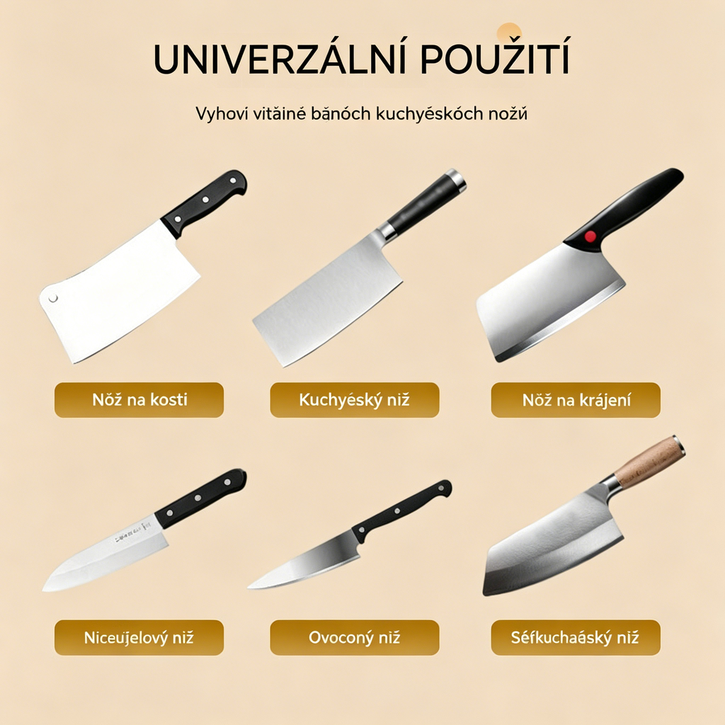 ⏳ Sleva 40 %! 🔪 Multifunkční akumulátorový elektrický brousek na nože, dobíjecí ✨