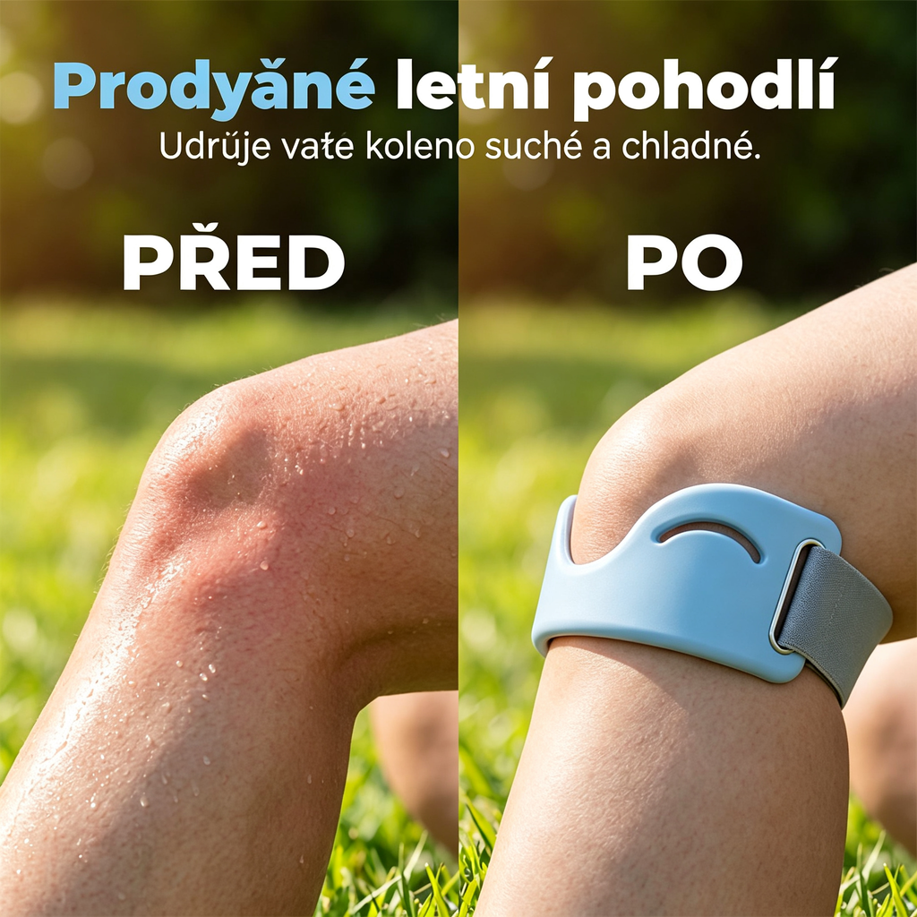 🩺Sportovní ortéza na koleno👉 Koleno potřebuje čas. Tato páska mu ho dává.