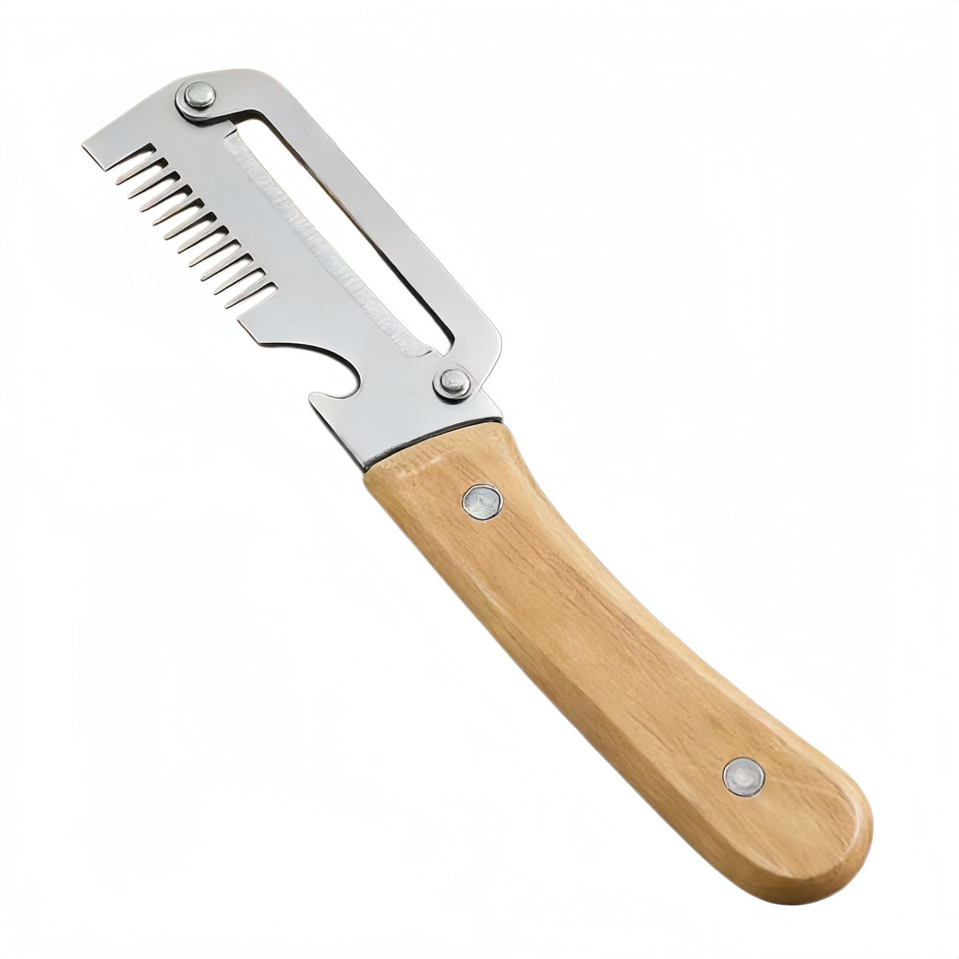 ✅【Kupte 1, dostanete 1 zdarma!】Obdrženo 2🧅🔪 Multifunkční kuchyňská škrabka 3 v 1: Loupá, krájí a otevírá víčka od lahví! 🔥